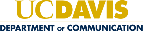 Logo for the UC Davis Department of Communication