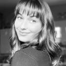Black and white headshot of Rachael Kee