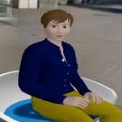 Image of a boy sitting